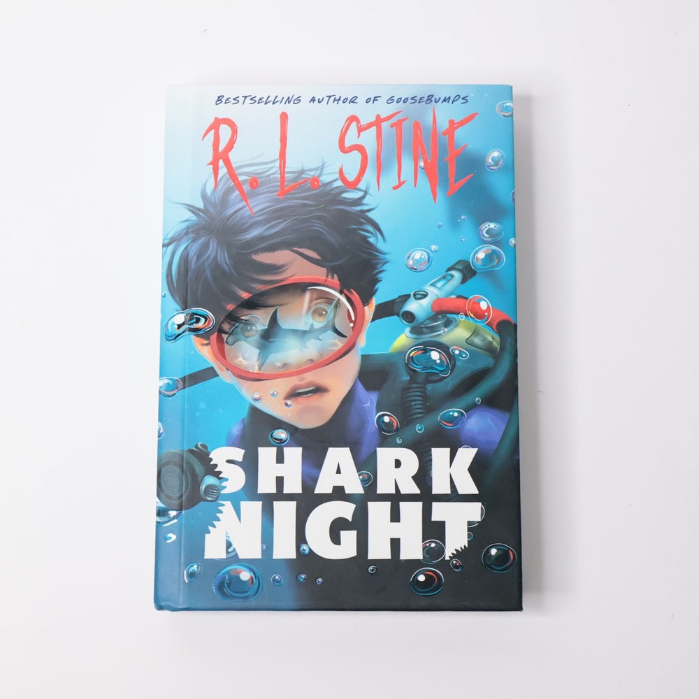 RL Stine Shark Night Signed Limited First‎ Edition Hardcover 2024 Horror Book